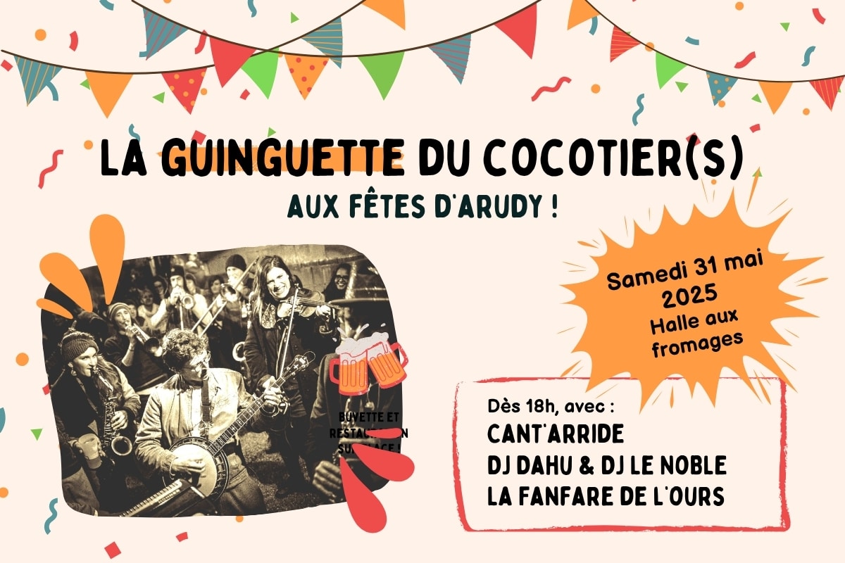 guinguette cocotiers fetes arudy 2025