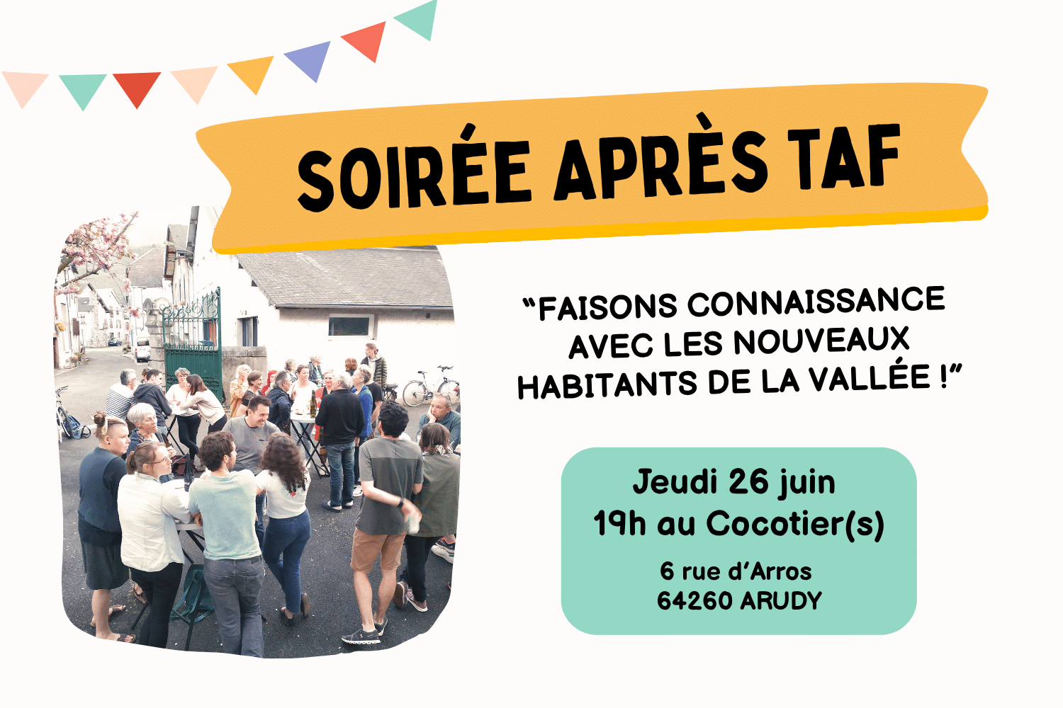 soiree apres taf nouveaux habitants